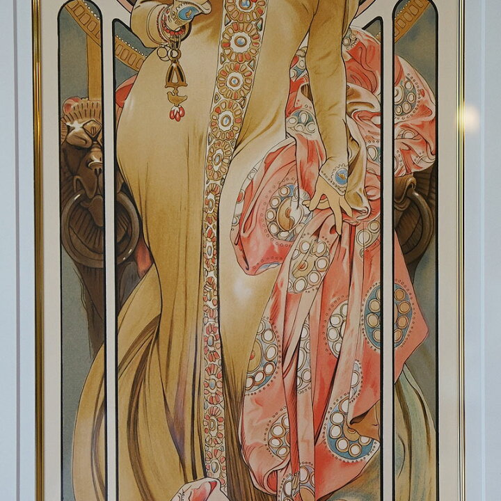 楽天市場 アルフォンス ミュシャ画 インペリアル Imperial 複製画 Alfons Mucha 財団印付 36 300 送料無料 ビンテージ 絵画 インテリア 壁掛け 絵画 額入り 絵画 ポスター 絵画 海 インテリア 雑貨 アンティーク アンティーク調 風景 動物 ヨーロピアン インポート