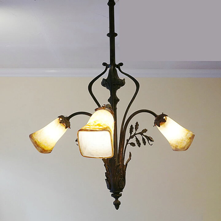 楽天市場】ヴィンテージ フランス製 ミューラー兄弟 ペンダントライト  