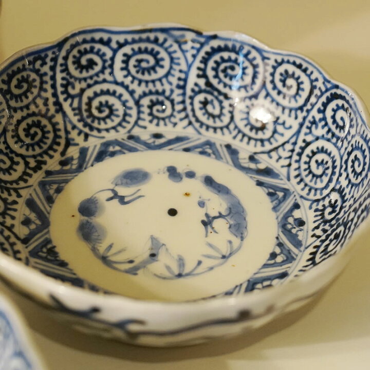 楽天市場】ヴィンテージ 古伊万里 15cm 丸皿 蛸唐草文 10枚セット 和風 
