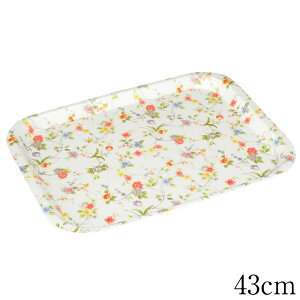 お盆 トレー すべらない 長手盆 サニーガーデン 30〜43cm 滑らない 滑り止め おしゃれ 可愛い すべり止め加工 北欧 カフェ ノンスリップ おぼん トレイ かわいい