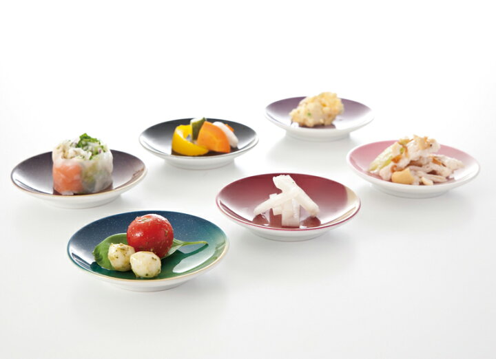 楽天市場】豆皿 2枚セット ぬりもん de Poterie 和食器 小皿 お皿 