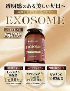 �yL-�V�X�`�� 15,000mg �G�N�\�\�[�����z�� 1��4���z KIRA LABO EXOSOME L-CYSTINE15000 �T�v�������g 20�� T-100�؃v���Z���^ �v���Z���^ �O���^�`�I�� �r�^�~��C E B3 �R�G���U�C��Q10 �C���i�[�P�A �T�|�[�g