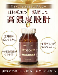 �yL-�V�X�`�� 15,000mg�{�G�N�\�\�[�����z�� ��1��4���z KIRA LABO EXOSOME L-CYSTINE15000 �T�v�������g 120�� T-100�؃v���Z���^ �y��G�L�X �r�^�~��C �r�^�~��E �r�^�~��B3 �R�G���U�C��Q10 �C���i�[�P�A 