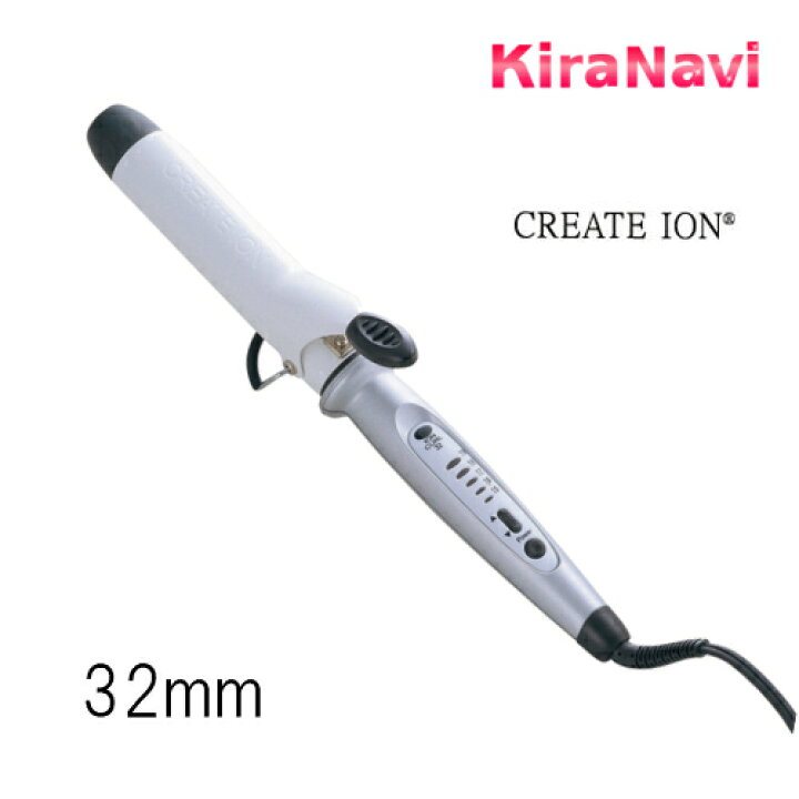 楽天市場】CREATE クレイツ イオン カール アイロン 32mm コテ 巻き髪 