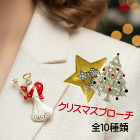 【無料ラッピング】楽しいメリークリスマス クリスマスブローチのアクセサリーです 女性 プレゼント ギフト