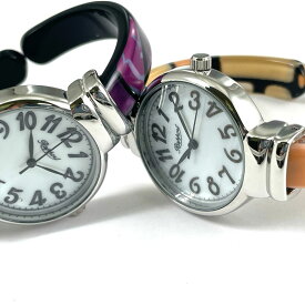 一押し可愛い 着脱簡単 腕時計 レディース バングル レディース腕時計 バングルウォッチアセテートプラスチック Rapport