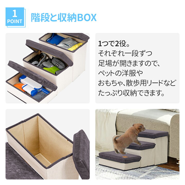 楽天市場】【7/9入荷予定】 ドッグステップ 収納 犬 階段 スロープ 3段 ソファ ステップ ペット 犬用ステップ 台 小型犬 シニア犬 ペット用 踏み台 昇降 ペットステップ 犬用階段 折りたたみ シニア猫 便利 おしゃれ 送料無料 : キラキラハイム 楽天市場】【7/9入荷予定】 ドッグステップ 収納 犬 階段 スロープ 3段 ソファ ステップ ペット 犬用ステップ 台 小型犬 シニア犬 ペット用 踏み台 昇降 ペットステップ 犬用階段 折りたたみ シニア猫 便利 おしゃれ 送料無料 : キラキラハイム