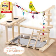 【LINE登録でクーポン配布中】 インコ オウム おもちゃ ブランコ バードアスレチック 鳥 バード 遊び場 …