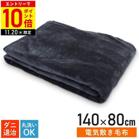 【LINE登録ですぐ使えるクーポン配布中】 電気毛布 敷き シングルサイズ 140×80cm 電気敷き毛布 洗える 敷き毛布 シングル 毛布 ホットブランケット ダニ退治機能 丸洗い 洗濯可能 フランネル テクノス TEKNOS EM-541F