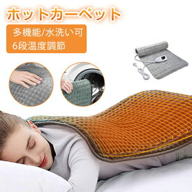 ★在庫処分★ホットマット ホットカーペット ミニ ホットマット 電気カーペット 洗える 洗濯可能74×38cm 6段階温度調節 折りたたみ 省エネ タイマー機能付き 電気カーペット 電気マット ホットカーペット 一人用 掛けホットカーペット　 ミニ