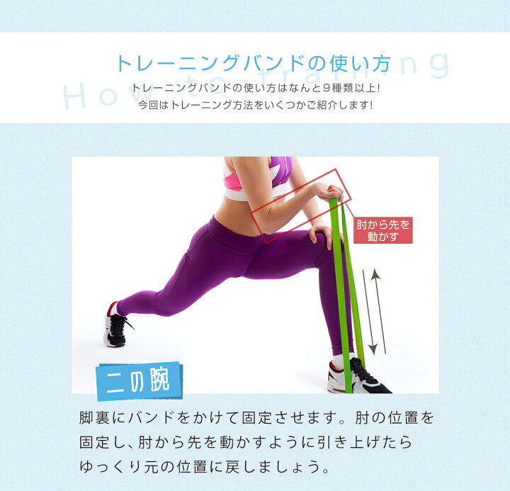 楽天市場】トレーニングチューブ《5本セット》エクササイズバンド ゴム 