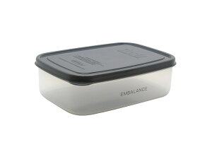 ���N�^���O���R���e�i M�i870ml�j �O���[ �y�G���o�����X�z EMBALANCE RECTANGLE CONTAINER �y�G���o�����X�z