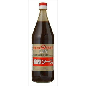 【特注品】ヒカリ 濃厚ソース 900ml×24本セット※特注品のため納期がかかります※キャンセル不可※同梱不可 ※送料無料(一部地域を除く)