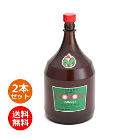 コーボン・温州みかん 徳用サイズ （1800ml×2本セット）※全国送料無料【あす楽対応】※同梱・キャンセル・ラッピング不可【第一酵母】