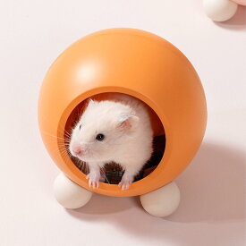 ハムスターの巣、ハムスター小屋 - 居心地の良い隠れ家ハウス | ハムスターの睡眠巣、ハムスター、チンチラ、ハリネズミ用の冬の小屋、ケージアクセサリー