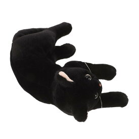 猫ぬいぐるみ ぬいぐるみ猫 柔らかい黒猫のぬいぐるみ 黒猫抱き枕 リアルな猫のぬいぐるみ リアルな黒猫のぬいぐるみ リアルな猫のおもちゃ 黒猫のフィギュア 猫 Black