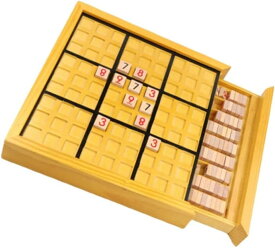 数独 ジグソーパズル おもちゃ 木製 ロジックゲーム ファミリーパーティーゲーム 男の子と女の子向け [並行輸入品]