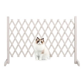 伸縮式ペットゲート,補強登攀防止 | 伸縮式ペット猫ゲート ドア用,玄関、キッチン、廊下、寝室、リビングルーム、アパート、幼児、子猫、子犬用