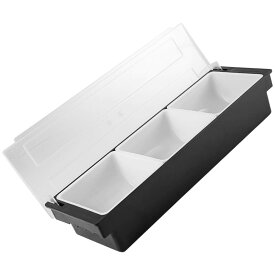 プラスチック製コンパートメントスナック容器 フルーツと野菜サービングボックス バー調味料ケース パーティー用食品収納コンテナ