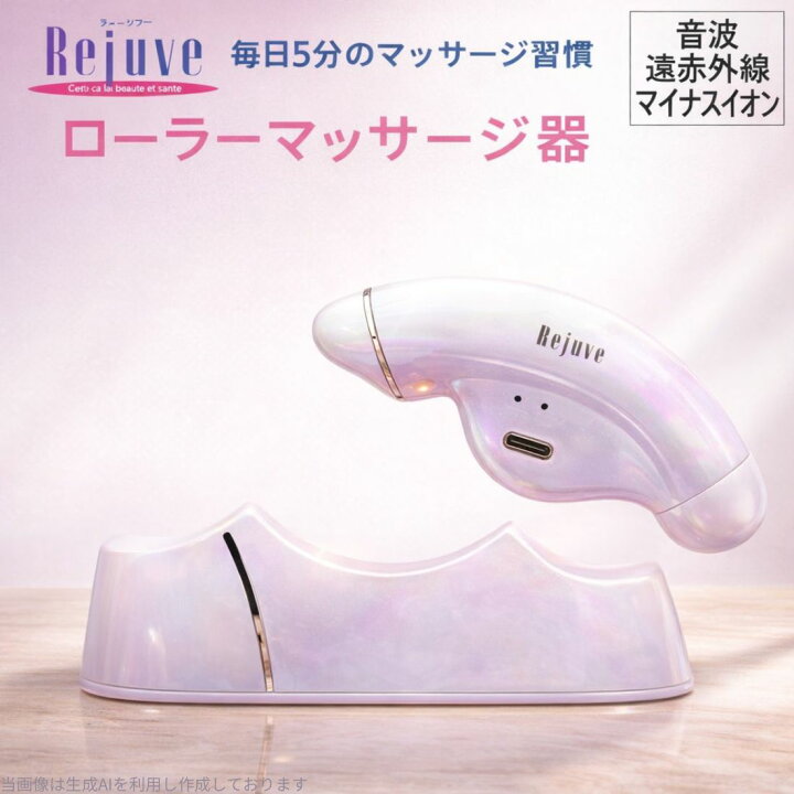 楽天市場】リジューヴェ(Rejuve) ローラータイプ 超音波 振動 温熱作用 