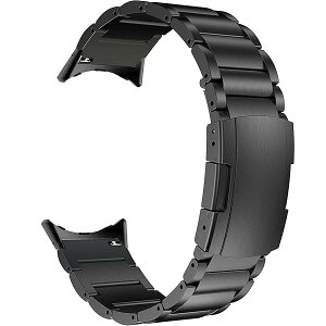 �`�^�����X�g�o���h Google Watch�p ���^���u���X���b�g�X�g���b�v �g�[�^�X�o�b�N���t���A�_�v�^�[�t�� Google Pixel Watch 3 45mm [2024] (�u���b�N)