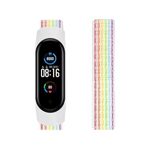 �R���p�`�u�� Mi Band 6 5 4 3 �o���h�A�_�炩�����K�ŒʋC���̗ǂ����i�K���߃i�C�������[�v�ւ��o���h (�J���t��)