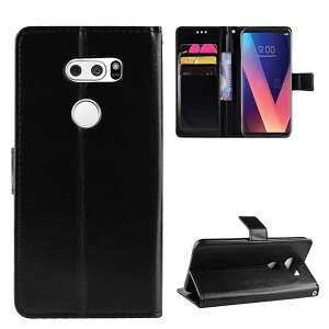 For LG V30+ �P�[�X �蒠�^ au isai V30+ LGV35 / docomo V30+ L-01K/JOJO L-02K/LG V30 Plus �P�[�X �蒠�^ ���� �����h�~ �Ռ��z�� �X�^�C���b�V�� ���u�� �ϏՌ� �P�[�X a