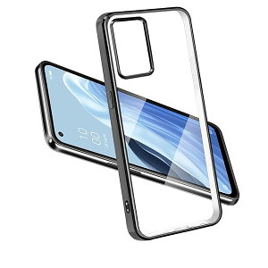 OPPO Reno9 A/OPPO Reno7 A P[X NA TPU  ϏՌ ^ y X}zP[X bLH Xgbvz[t lC Ռz OPG04 h~ (ubN)