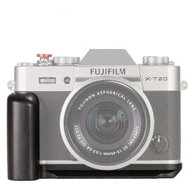 Fujifilm X-T10 X-T20 X-T30 XT30II用ハンドグリップメタル黒檀木材 GP-XT20