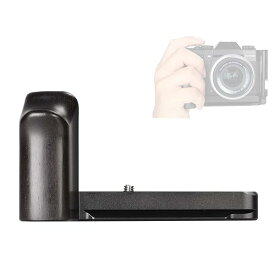 Fujifilm X-T10 X-T20 X-T30 XT30II用ハンドグリップメタル黒檀木材 WR-XT30