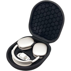 AirPods Max �P�[�X �w�b�h�t�H�����[�o�b�O �n�[�h�P�[�X �X���[�v���[�h�Ή� �|�[�^�u�� ���s�g�їp �G�A�|�b�Y�}�b�N�X�ی� �u���b�N