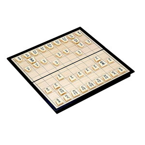 将棋 マグネット オセロ リバーシ コンパクト折りたたみ 収納 盤上遊戯 卓上 対戦 ボード 持ち運び 便利 (将棋)