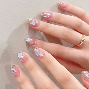 �l�C���`�b�v �V���[�g �s���N �t���� 24���Z�b�g �L���L�� �l�C�� �`�b�v �Z�� ���C ���� ���� �l�C���`�b�v ������� ���ʃe�[�v�t�� �t���� �ȒP�ɓ\�� nail �ϋv �֗� ���� �f�[�g ���l