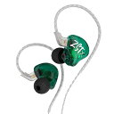 KZ ZSTX イヤホン KZ イヤホン 1BA+1DD ハイブリッドイヤホン 重低音 イヤモニ カナル型 中華イヤホン 銀メッキ リケ…