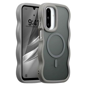 �Ή� Samsung Galaxy A26 5G �p�� �P�[�X ���� TPU �E�F�[�u�f�U�C�� �X�}�z�P�[�X �N���A ���� �l�C ������� �P�[�X MagSafe�Ή� ���^ �y�� �ϏՌ� �g�^ �o���p�[ �X�}�z�P�[�X - �O���[