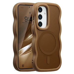 �Ή� Samsung Galaxy S24/S25 5G �p�� �P�[�X ���� TPU �E�F�[�u�f�U�C�� �X�}�z�P�[�X �N���A ���� �l�C ������� �P�[�X MagSafe�Ή� ���^ �y�� �ϏՌ� �g�^ �o���p�[ �X�}�z�P�[�X - �S�[���h