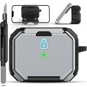 AirPods Pro ��2����/��1���� �Ή��ی�P�[�X �X�}�z�z���_�[�@�\�t�� AirPods Pro 2 ���b�N�ی�P�[�X �N���[�j���O�L�b�g�t�� - �X�y�[�X�O���C