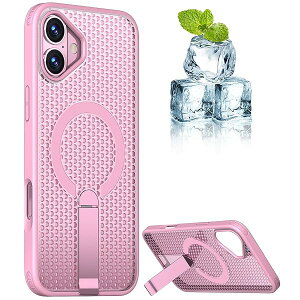 for iPhone 16 Plus �P�[�X ��p ���M ���b�V�� �X�}�z�P�[�X MagSafe�Ή� �X�^���h�t�� �A�C�t�H��16 Plus �J�o�[ ����~�� �w��h�~ �ϏՌ� �ČRMIL�K�i�擾 �X�g���b�v�z�[���t�� 6.7�C���` (iPhone1