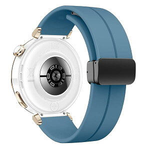 20mm �o���h Huawei Watch GT 3 Pro 43mm / Huawei Watch GT 3 /GT 2 42mm �Ή� �o���h �V���R���� �X�|�[�c �ւ��X�g���b�v �����x���g �_�炩�� ���C�t�� �����ȒP �j�����p (�u���[)
