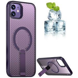 for iPhone 12 �P�[�X ��p ���M ���b�V�� �X�}�z�P�[�X MagSafe�Ή� �X�^���h�t�� �A�C�t�H��12 �J�o�[ ����~�� �w��h�~ �ϏՌ� �ČRMIL�K�i�擾 �X�g���b�v�z�[���t�� 6.1�C���` (iPhone12 ��) FX-12