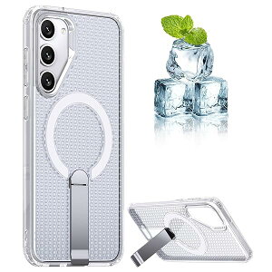 for Galaxy S24 Plus �P�[�X ��p ���M ���b�V�� �X�}�z�P�[�X Qi�[�d �X�^���h�t�� Samsung S24 Plus �J�o�[ ����~�� �w��h�~ �ϏՌ� �ČRMIL�K�i�擾 �X�g���b�v�z�[���t�� (GalaxyS24plus