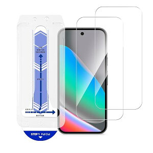 KXtB For Pixel 10 / Pixel 10 Pro wFؑΉ KChgt z 炳 \tȒP wh~ dx9H KX ϏՌ O[OsNZ 9 / Pixel 9 pro Ή یtB (2