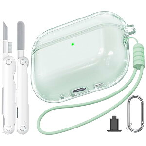 for AirPods Pro3 �P�[�X �N���A�i2025�j�V���J�Q�����[�v �� �J���r�i�t�� �G�A�[�|�b�Y �v��3 TPU�f�� ������ �ی� �P�[�X �������傤�y������ �S�ʕی� �y�� �����h�~ �ϏՌ� �����[�d�\ AirPod p