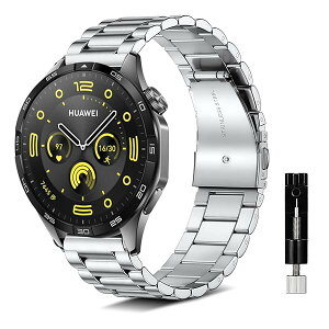 �o���h 22mm For Huawei Watch GT 5 Pro/ GT 6 Pro /GT 6/GT 5/GT 4/GT 3/GT 2�i46mm�j �����o���h �X�e�����X�� �����x���g �����ȒP �ʋC �ϖ��Ր� �ϐH�� ���v�o���h �������t��