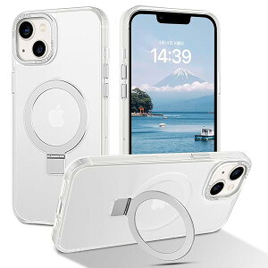 iPhone 13 Mini �P�[�X MagSafe�Ή� �A�C�t�H��13mini �P�[�X �}�O�l�b�g���� �X�^���h�@�\ 120°�J�\ �z���C�g �w��h�~ �ϏՌ� ��̌^ ���^ TPU�P�[�X �ԍڃz���_�[�Ή� ���C�����X�[�d �S�ʕی�