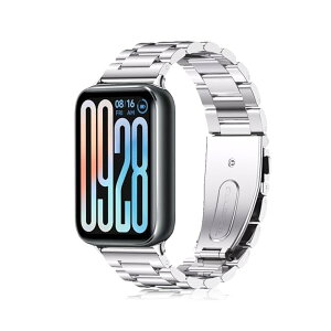 �����o���h �V���I�~(Xiaomi) Redmi Watch 5/Watch 4/Xiaomi Smart Band 9 Pro/Band 8 Pro �p �X�e�����X�� �����x���g �X�g���b�v ���v�x���g �������v�o���h (�V���o�[)