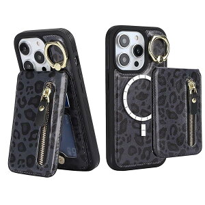 iPhone14Pro P[X MagSafe Ή iPhone 14 Pro P[X }OZ[t  Ot ϏՌ J[h[ t@Xi[ CX[dΉi6.1C`Ήj-ubN qE