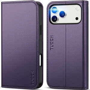 iPhone 17 ProMax �Ή� �P�[�X �蒠�^ 6.9�C���` 3�J�[�h�X���b�g �X�g���b�v�z�[���t�� �L�b�N�X�^���h�@�\ RFID�u���b�L���O �Ռ��z�� �S�ʕی� TPU�f�� PU���� �����ӂ���17�v���}�b�N�X�Ή� �g