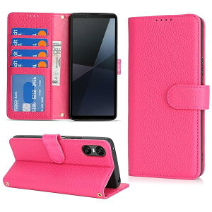 Xperia 10 VI �P�[�X �蒠�^ �J�[�h���[ �G�N�X�y���A10 VI �P�[�X �{�v ��e�� �ϏՌ� �X�^���h�@�\ �Ή� Sony �G�N�X�y���A SO-52E / SOG14 / A402SO / XQ-ES44 �P�[�X �蒠�^ ���U�[ �g�уJ