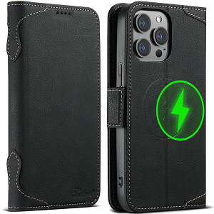 iPhone13 Pro �P�[�X �蒠�^ MagSafe�Ή� ��phone13 Pro �P�[�X �}�O�Z�[�t ���C�����X�[�d�Ή� �J�[�h���[ �A�C�t�H��13 �v�� �J�o�[ �蒠 �X�^���h�@�\ ���z�^ �J�[�h���� �}�O�l�b�g�� �{�v ���U�[ 